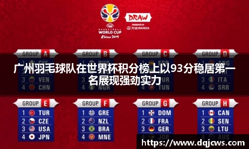 广州羽毛球队在世界杯积分榜上以93分稳居第一名展现强劲实力