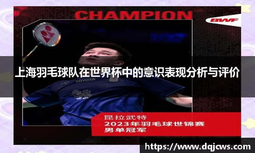 上海羽毛球队在世界杯中的意识表现分析与评价